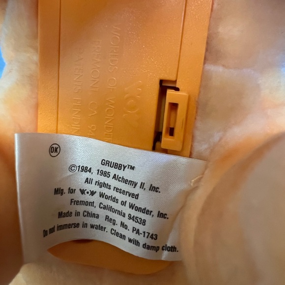 Vintage Grubby Teddy Ruxpin 1984/1985 - Picture 4 of 4